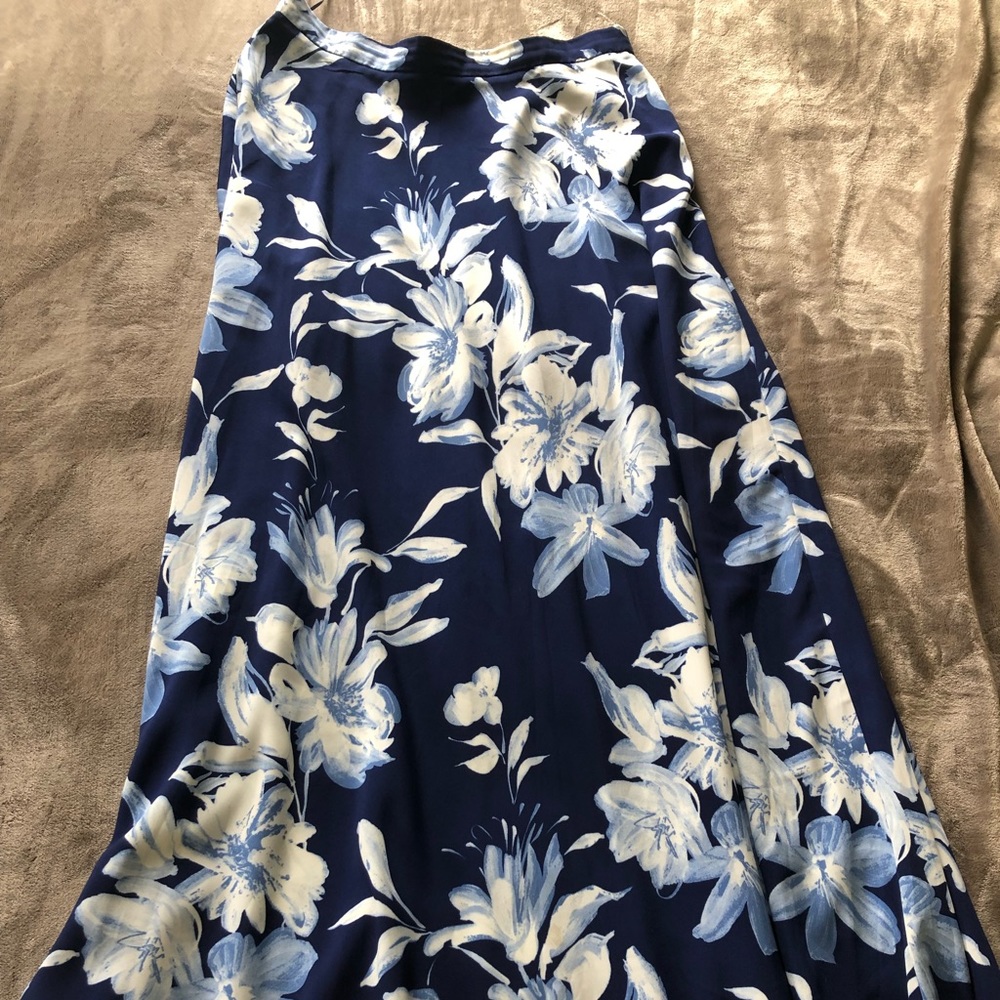 Two-piece Lulus Blue Floral Dress